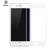 Protector de pantalla cristal templado 3D Arc - iPhone 8 -blanco